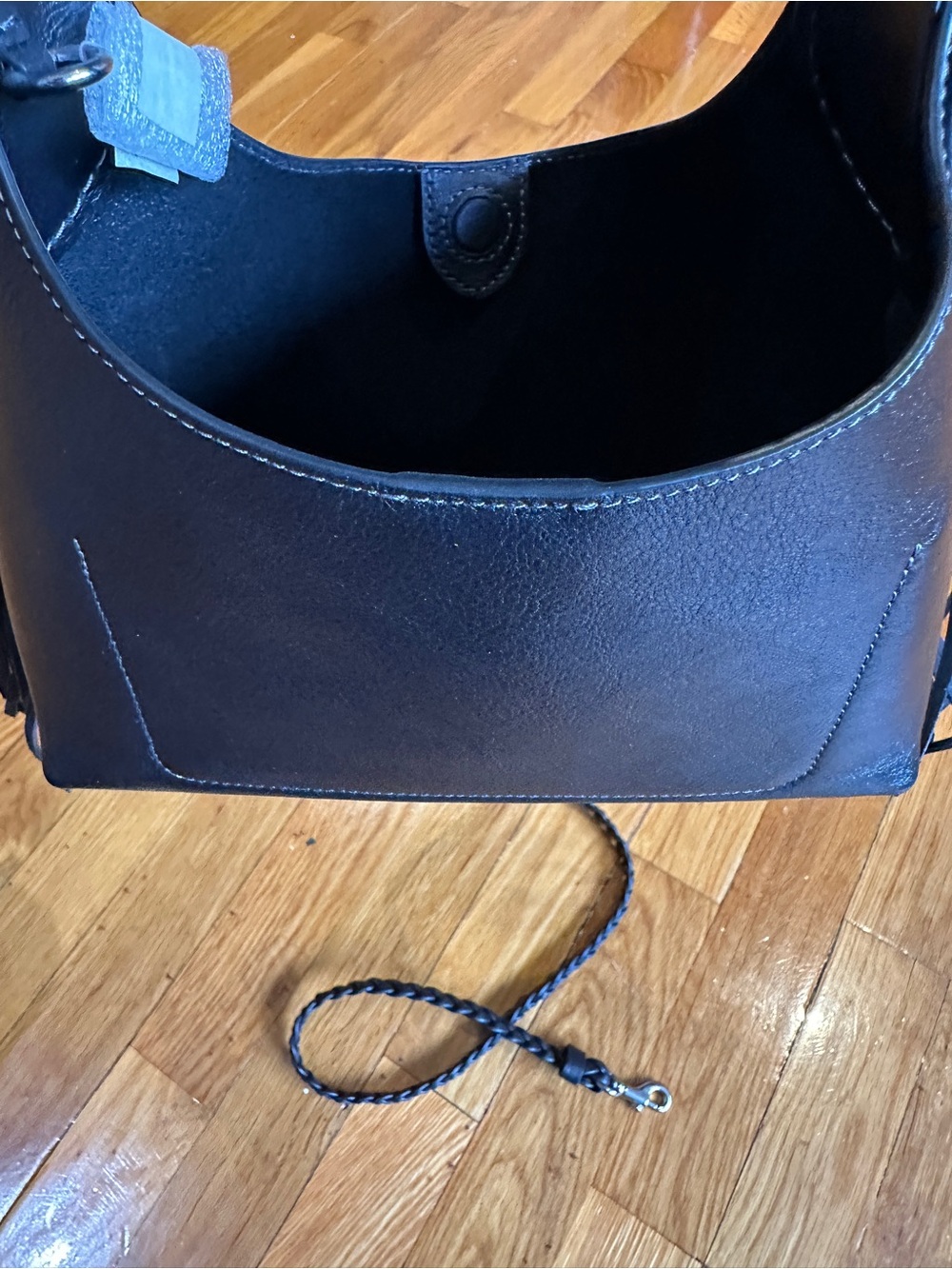 Coach Black Brooklyn 23 Shoulder Bag with Fringe Tassels Brand New w/Tags - Picture 12 of 16